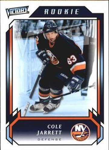 #313 Cole Jarrett - New York Islanders - 2006-07 Upper Deck Victory Update Hockey