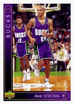 #313 Derek Strong - Milwaukee Bucks - 1993-94 Upper Deck Basketball