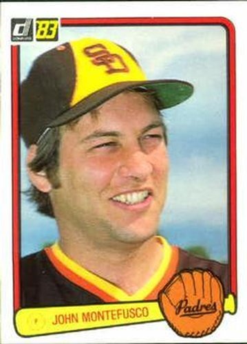 #313 John Montefusco - San Diego Padres - 1983 Donruss Baseball