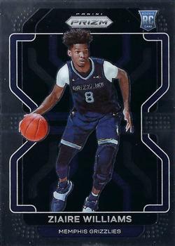 #313 Ziaire Williams - Memphis Grizzlies - 2021-22 Panini Prizm Basketball