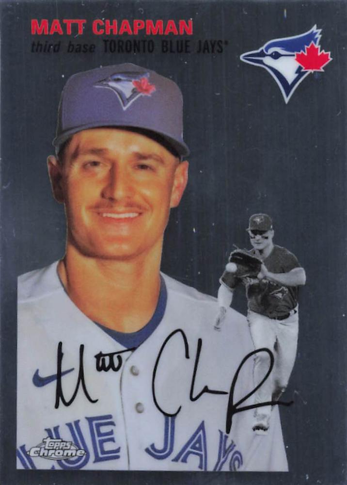 #313 Matt Chapman - Toronto Blue Jays - 2023 Topps Chrome Platinum Anniversary Baseball