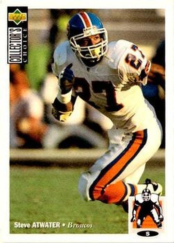 #313 Steve Atwater - Denver Broncos - 1994 Collector's Choice Football