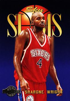 #313 Sharone Wright - Philadelphia 76ers - 1994-95 SkyBox Premium Basketball