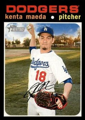 #314 Kenta Maeda - Los Angeles Dodgers - 2020 Topps Heritage Baseball