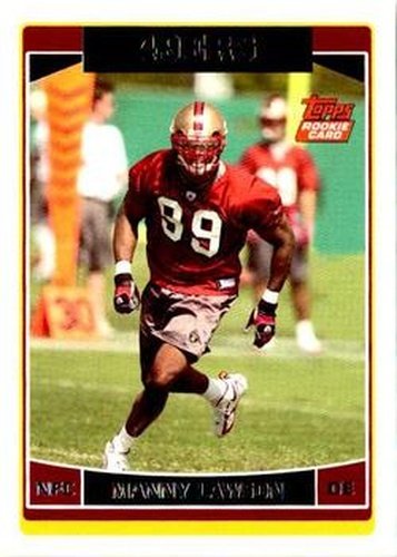 #314 Manny Lawson - San Francisco 49ers - 2006 Topps Football