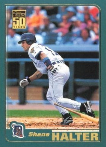 #314 Shane Halter - Detroit Tigers - 2001 Topps Baseball