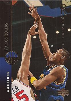 #314 Carlos Rogers - Golden State Warriors - 1994-95 Upper Deck Basketball