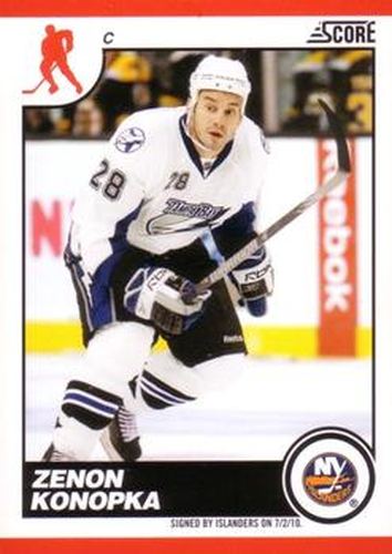 #314 Zenon Konopka - New York Islanders - 2010-11 Score Hockey