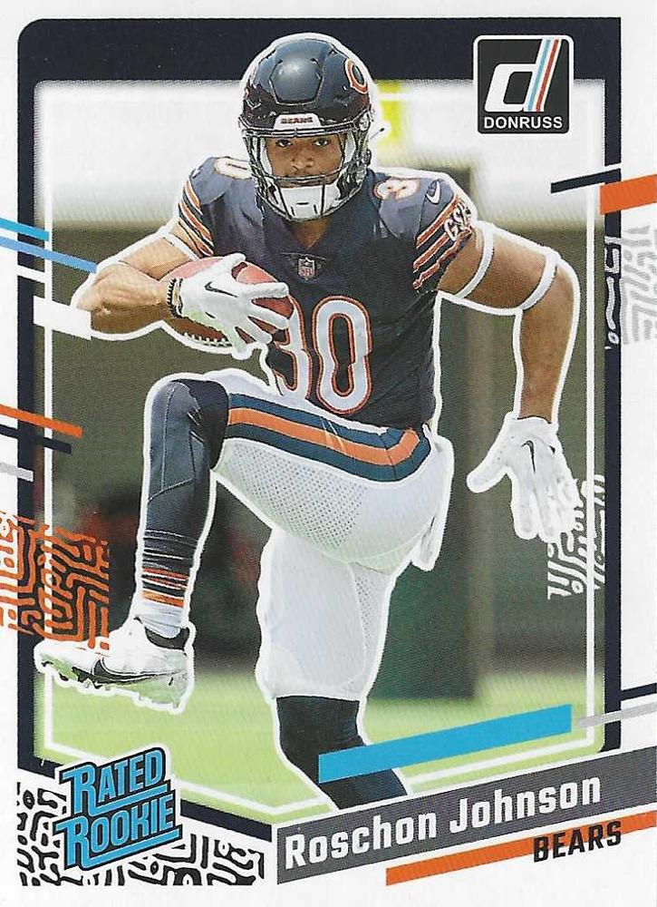 #314 Roschon Johnson - Chicago Bears - 2023 Donruss Football