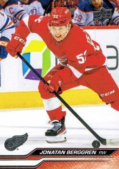 #314 Jonatan Berggren - Detroit Red Wings -2023-24 Upper Deck Hockey