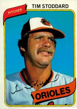 #314 Tim Stoddard - Baltimore Orioles - 1980 Topps Baseball
