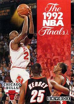 #314 The 1992 NBA Finals - Chicago Bulls - 1992-93 SkyBox Basketball