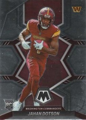 #314 Jahan Dotson - Washington Commanders - 2022 Panini Mosaic Football
