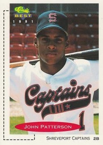 #314 John Patterson - Shreveport Captains - 1991 Classic Best Baseball