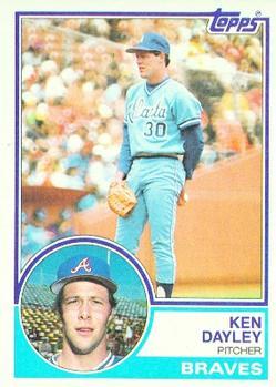 #314 Ken Dayley - Atlanta Braves - 1983 Topps Baseball