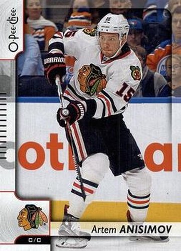#314 Artem Anisimov - Chicago Blackhawks - 2017-18 O-Pee-Chee Hockey