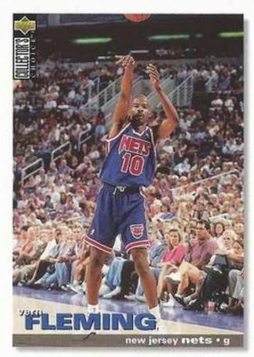 #314 Vern Fleming - New Jersey Nets - 1995-96 Collector's Choice Basketball