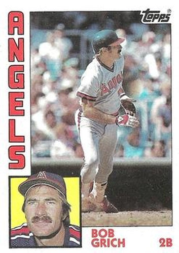 #315 Bob Grich - California Angels - 1984 Topps Baseball