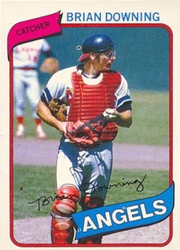 #315 Brian Downing - California Angels - 1980 O-Pee-Chee Baseball