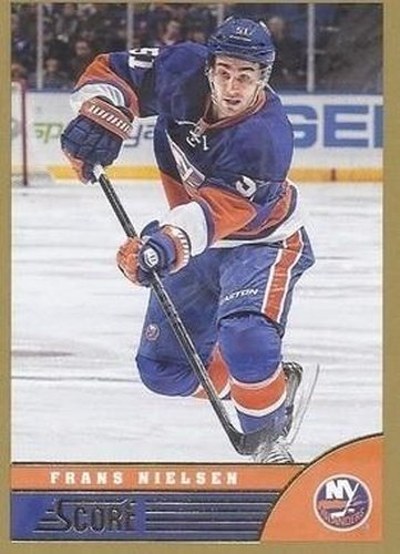 #315 Frans Nielsen - New York Islanders - 2013-14 Score - Gold Hockey