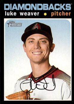 #315 Luke Weaver - Arizona Diamondbacks - 2020 Topps Heritage Baseball