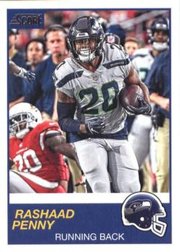 #315 Rashaad Penny - Seattle Seahawks - 2019 Score Football