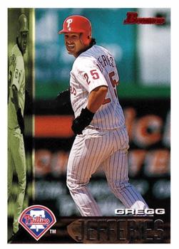 #315 Gregg Jefferies - Philadelphia Phillies - 1995 Bowman Baseball