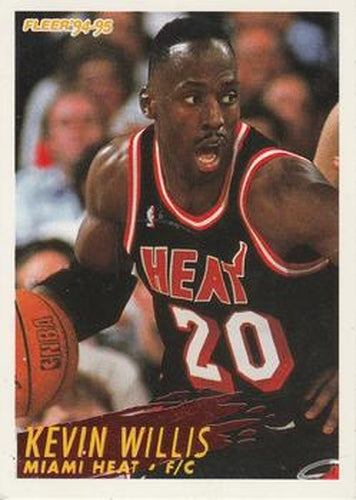 #315 Kevin Willis - Miami Heat - 1994-95 Fleer Basketball