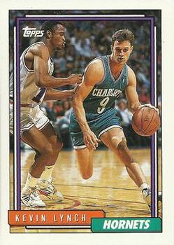 #315 Kevin Lynch - Charlotte Hornets - 1992-93 Topps Basketball