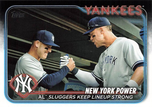 #315 New York Power: AL Sluggers Keep Lineup Strong - New York Yankees - 2024 Topps Baseball