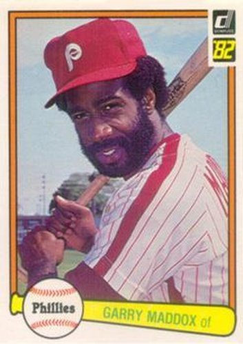 #315 Garry Maddox - Philadelphia Phillies - 1982 Donruss Baseball
