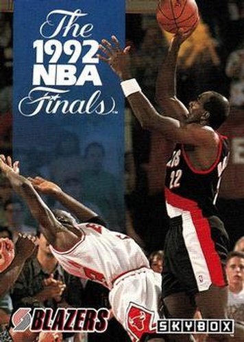 #315 The 1992 NBA Finals - Portland Trail Blazers - 1992-93 SkyBox Basketball