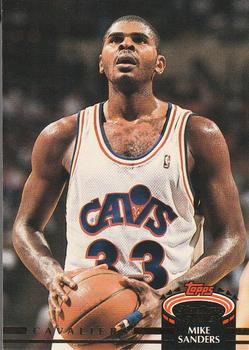 #315 Mike Sanders - Cleveland Cavaliers - 1992-93 Stadium Club Basketball