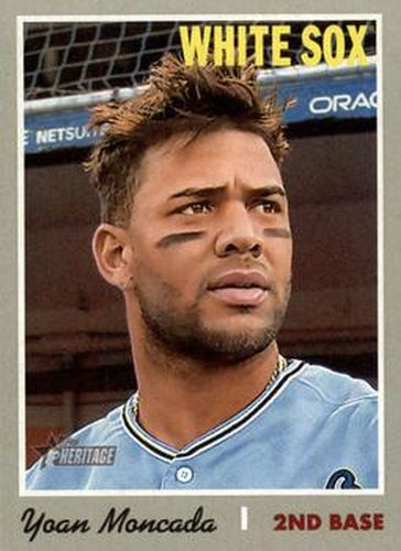 #315 Yoan Moncada - Chicago White Sox - 2019 Topps Heritage Baseball