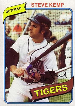 #315 Steve Kemp - Detroit Tigers - 1980 Topps Baseball