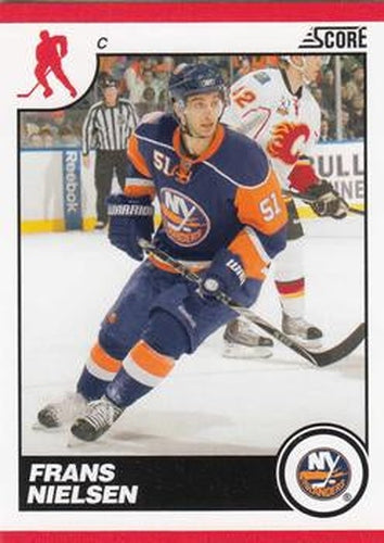 #315 Frans Nielsen - New York Islanders - 2010-11 Score Hockey