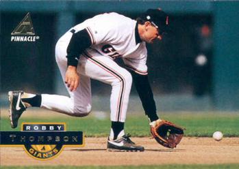 #315 Robby Thompson - San Francisco Giants - 1994 Pinnacle Baseball