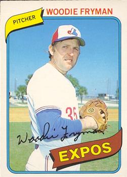 #316 Woodie Fryman - Montreal Expos - 1980 O-Pee-Chee Baseball