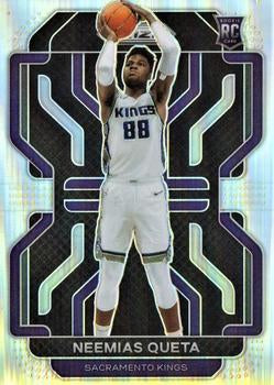 #316 Neemias Queta - Sacramento Kings - 2021-22 Panini Prizm - Silver Basketball
