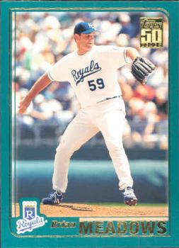 #316 Brian Meadows - Kansas City Royals - 2001 Topps Baseball