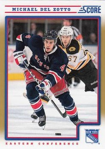 #316 Michael Del Zotto - New York Rangers - 2012-13 Score - Gold Rush Hockey