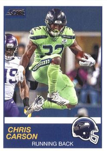 #316 Chris Carson - Seattle Seahawks - 2019 Score Football
