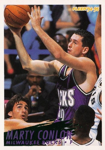 #316 Marty Conlon - Milwaukee Bucks - 1994-95 Fleer Basketball