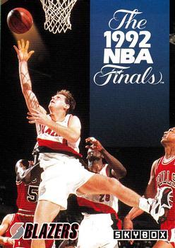 #316 The 1992 NBA Finals - Portland Trail Blazers - 1992-93 SkyBox Basketball