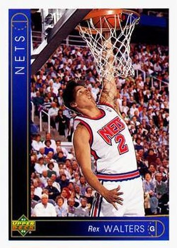#316 Rex Walters - New Jersey Nets - 1993-94 Upper Deck Basketball