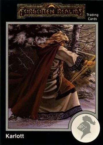#316 Karlott - 1991 TSR Advanced Dungeons & Dragons - Silver