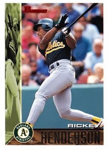 #316 Rickey Henderson - Oakland Athletics - 1995 Bowman Baseball