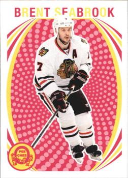 #316 Brent Seabrook - Chicago Blackhawks - 2013-14 O-Pee-Chee - Retro Hockey