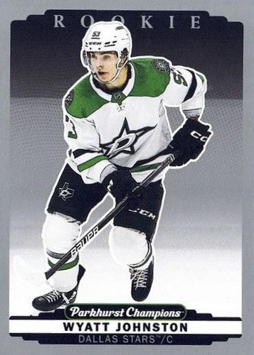 #316 Wyatt Johnston - Dallas Stars - 2022-23 Parkhurst Champions - Silver Hockey