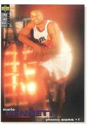 #316 Mario Bennett - Phoenix Suns - 1995-96 Collector's Choice Basketball